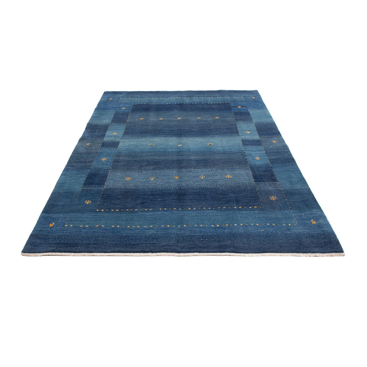Tappeto Gabbeh - Persero - 264 x 175 cm - blu mare