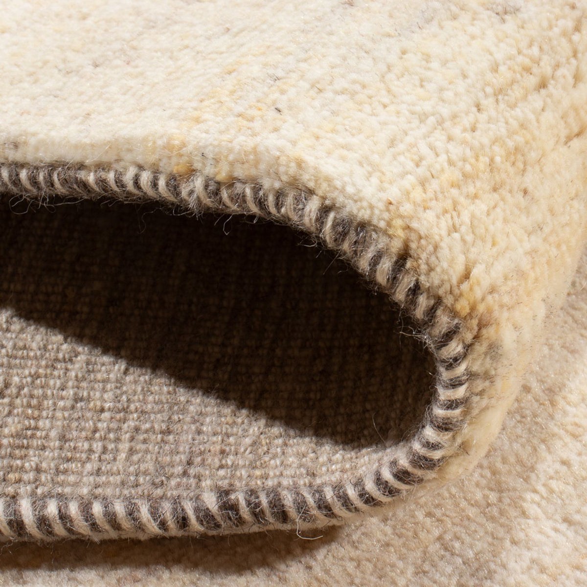 Tappeto Gabbeh - Persero - 244 x 181 cm - bianco
