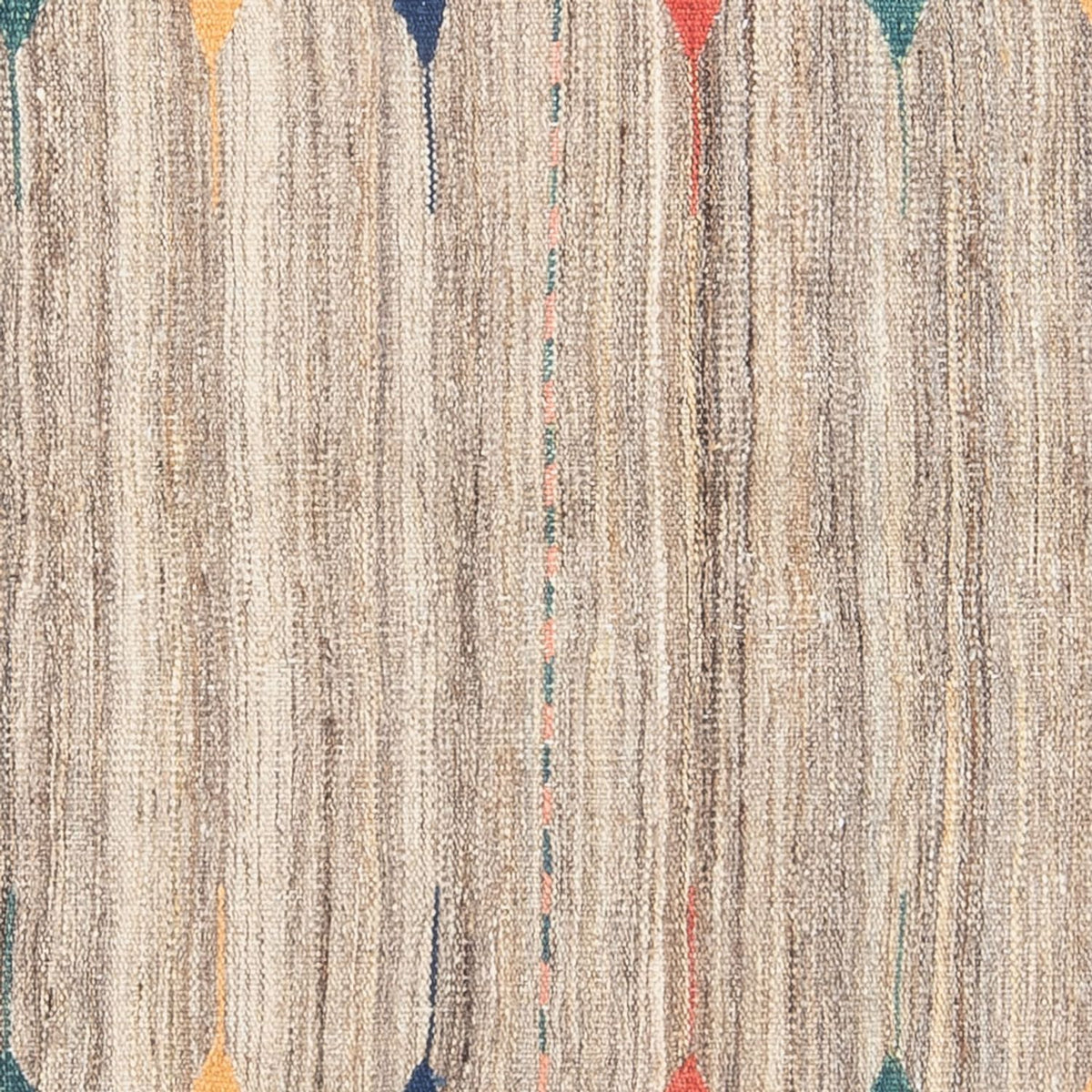 Tappeto Kelim - Orientale quadrato - 128 x 125 cm - verde menta
