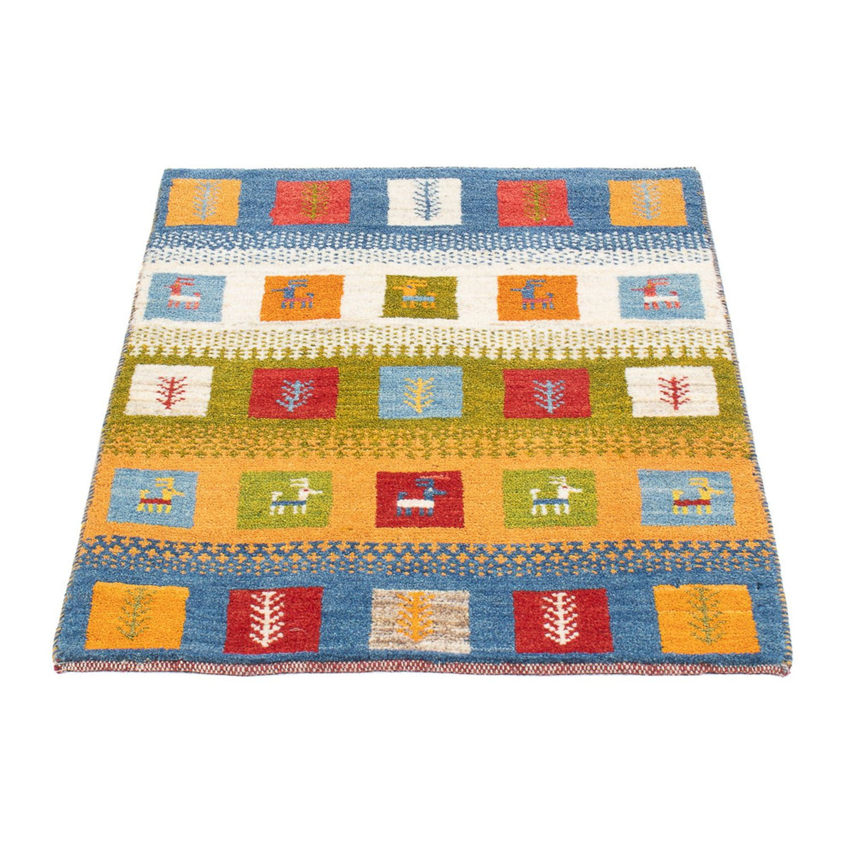 Tappeto Gabbeh - Persero - 90 x 60 cm - multicolore
