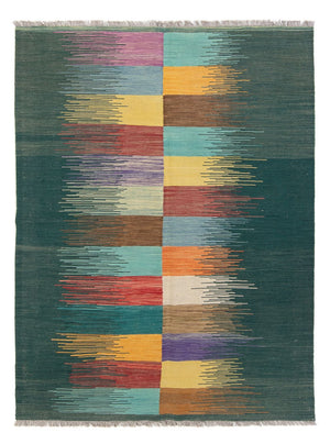 Tappeto Kelim - Tendenza - 201 x 143 cm - multicolore