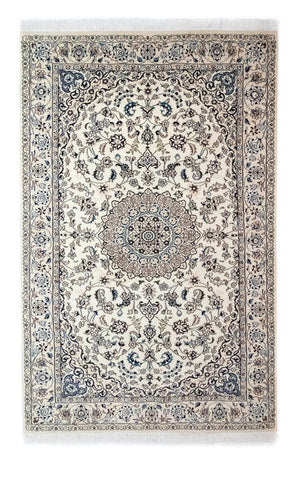 Tappeto Persero - Nain - Reale - 245 x 155 cm - bianco naturale