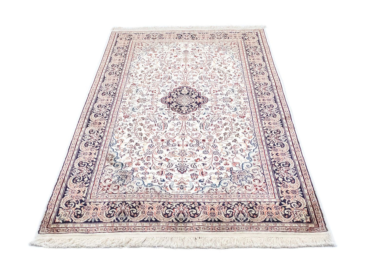 Tappeto di seta - Seta del Kashmir - 161 x 93 cm - blu