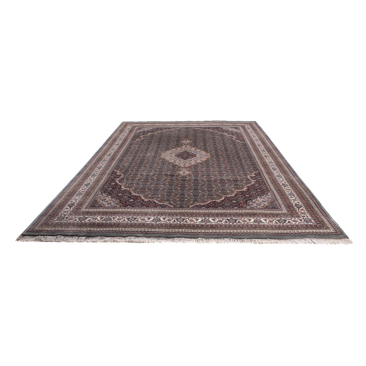Tappeto orientale - Bidjar - Indo - 349 x 246 cm - grigio scuro