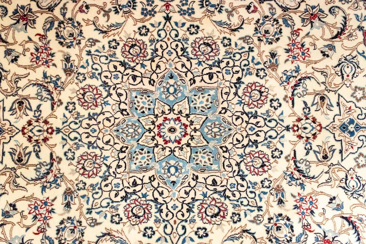 Tappeto Persero - Nain - Reale - 263 x 174 cm - bianco naturale