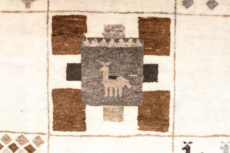 Tappeto Gabbeh - Loribaft Persero - 219 x 157 cm - beige