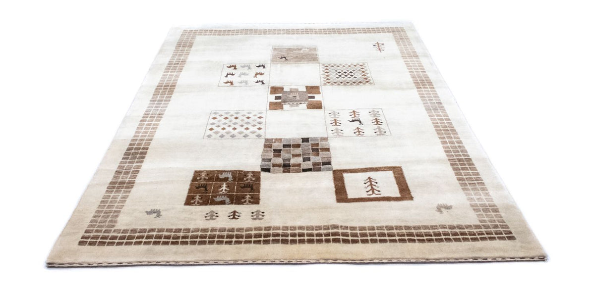 Tappeto Gabbeh - Loribaft Persero - 219 x 157 cm - beige