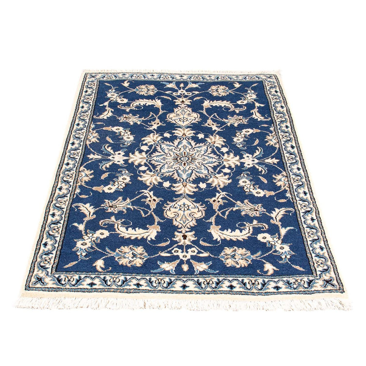 Tappeto Persero - Nain - 140 x 87 cm - blu scuro