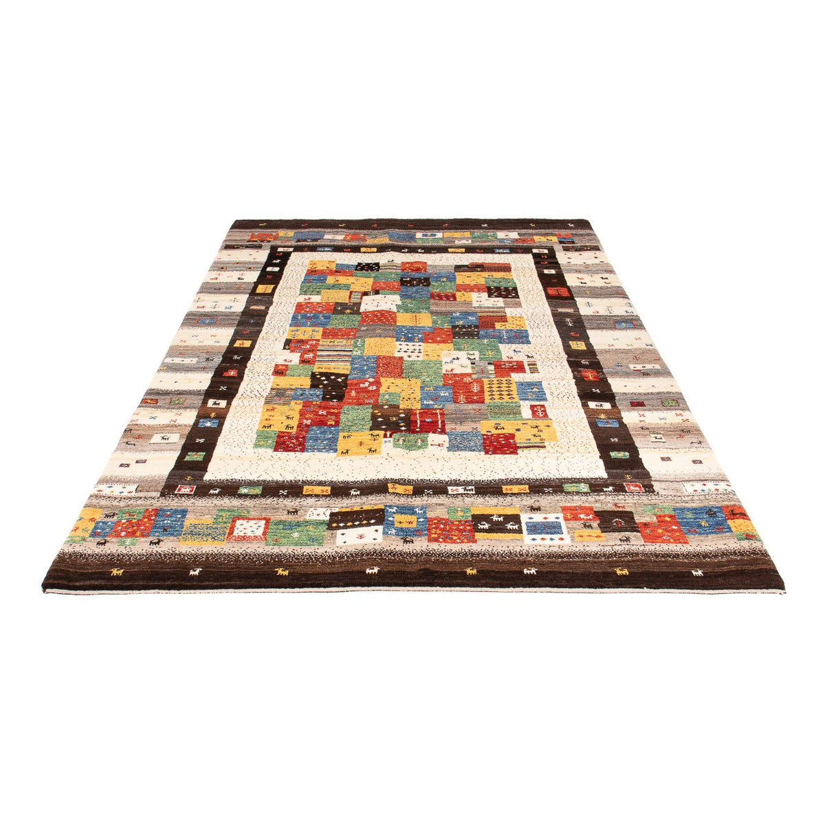Tappeto Gabbeh - Loribaft Persero - 249 x 162 cm - multicolore