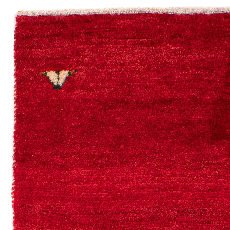 Tappeto Gabbeh - Loribaft Persero - 130 x 76 cm - rosso scuro