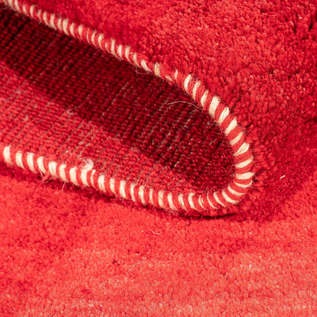 Tappeto Gabbeh - Loribaft Persero - 130 x 76 cm - rosso scuro