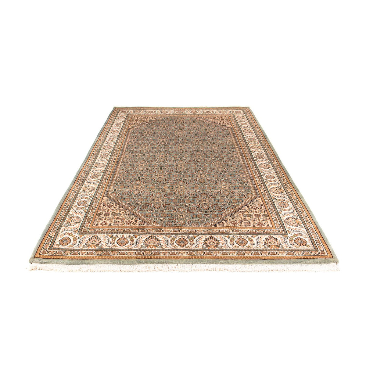 Tappeto orientale - Bidjar - Indo - 237 x 168 cm - grigio chiaro