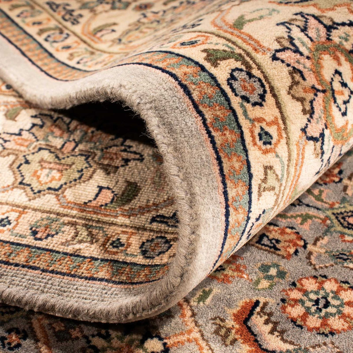 Tappeto orientale - Bidjar - Indo - 242 x 169 cm - marrone chiaro