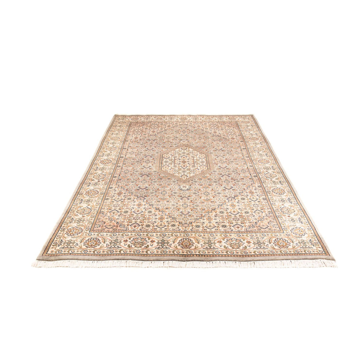 Tappeto orientale - Bidjar - Indo - 242 x 169 cm - marrone chiaro