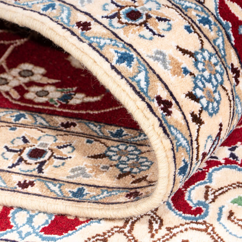 Tappeto Persero - Nain - Reale - 152 x 100 cm - rosso scuro