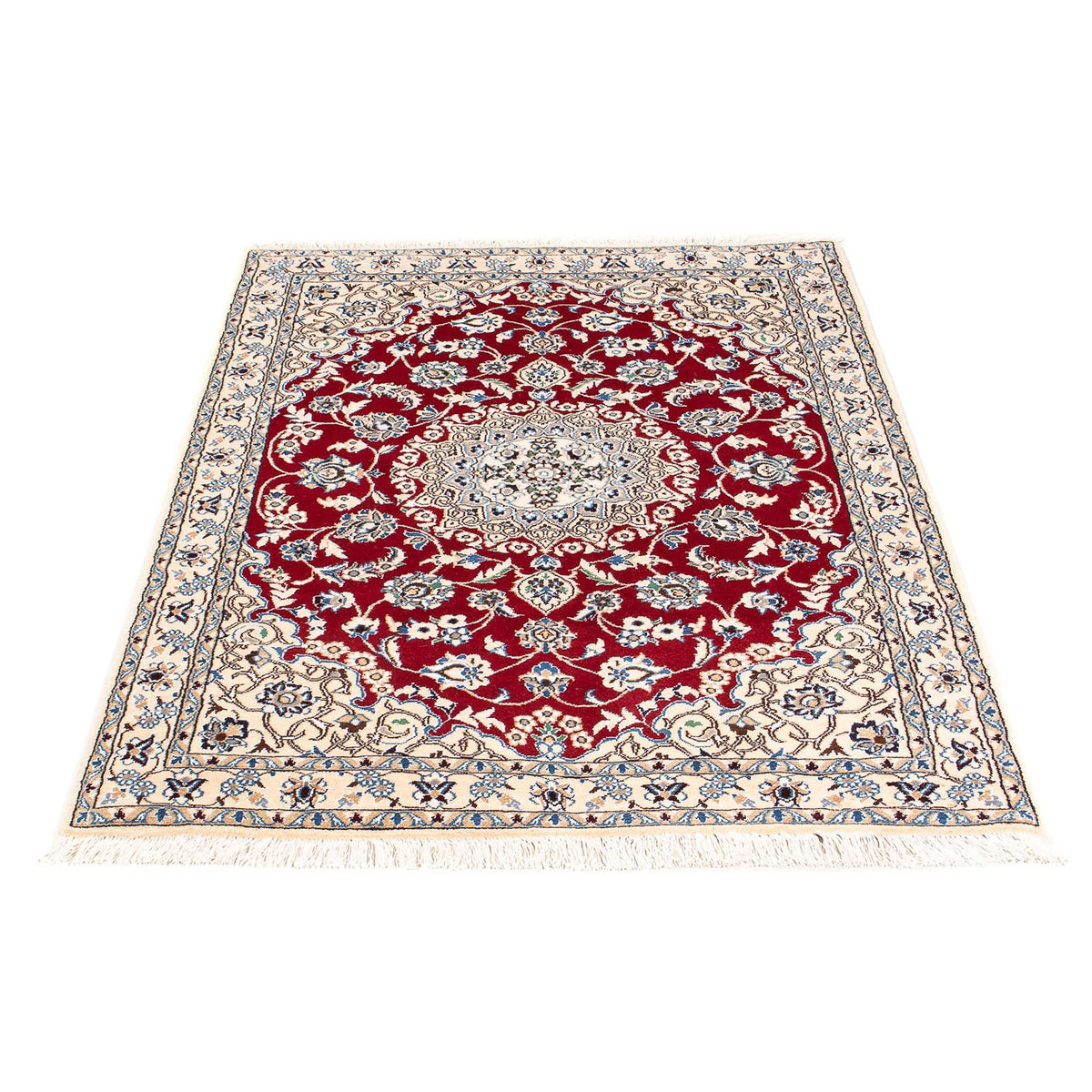 Tappeto Persero - Nain - Reale - 152 x 100 cm - rosso scuro