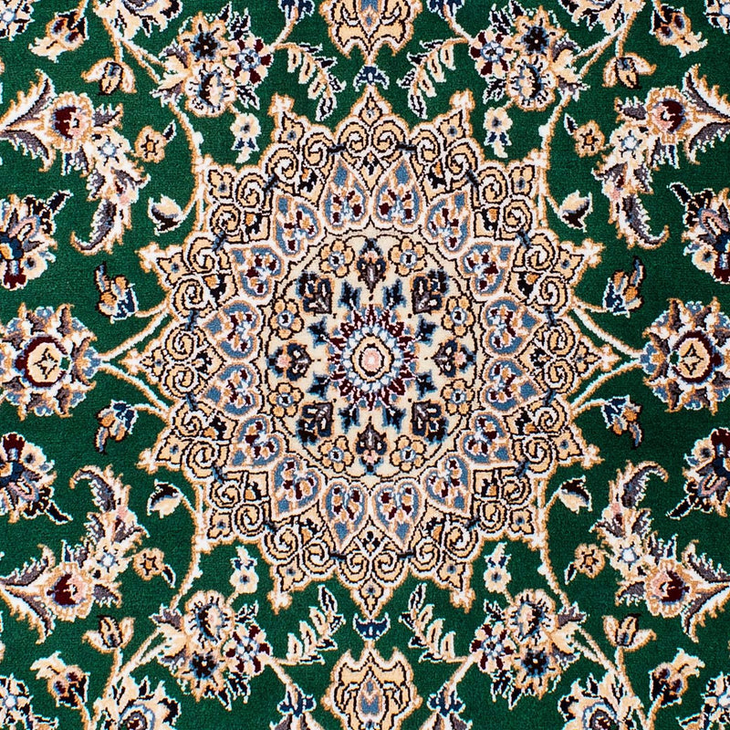 Tappeto Persero - Nain - Reale - 148 x 101 cm - verde scuro