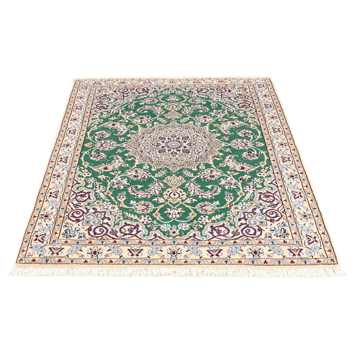 Tappeto Persero - Nain - Reale - 148 x 101 cm - verde scuro