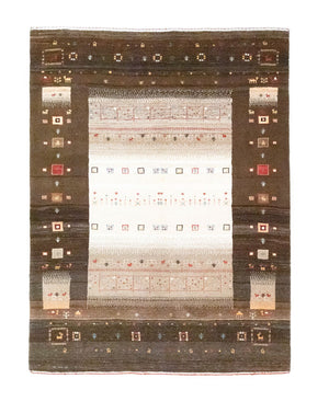 Tappeto Gabbeh - Loribaft Persero - 194 x 148 cm - marrone