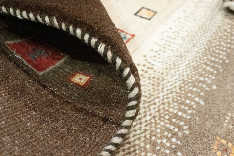 Tappeto Gabbeh - Loribaft Persero - 194 x 148 cm - marrone