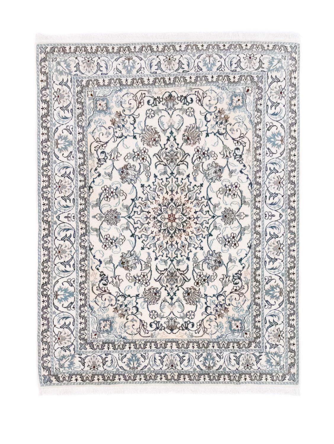 Tappeto Persero - Nain - 198 x 150 cm - bianco naturale
