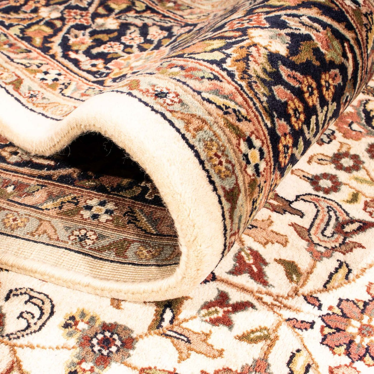 Tappeto orientale - Keshan - Indo - 305 x 202 cm - beige