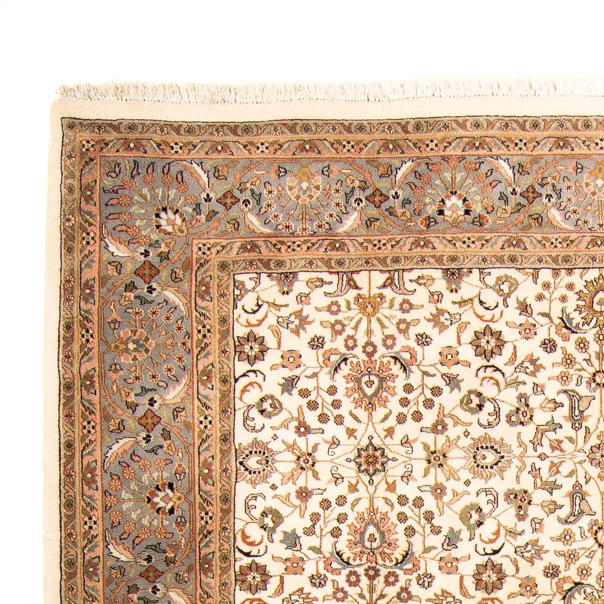 Tappeto orientale - Keshan - Indo - 298 x 201 cm - beige