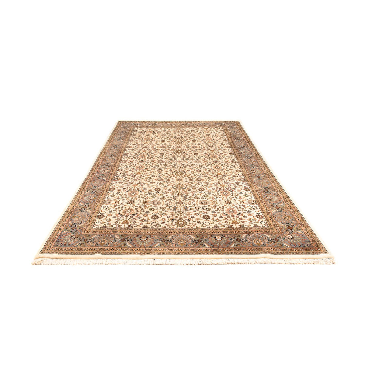 Tappeto orientale - Keshan - Indo - 298 x 201 cm - beige