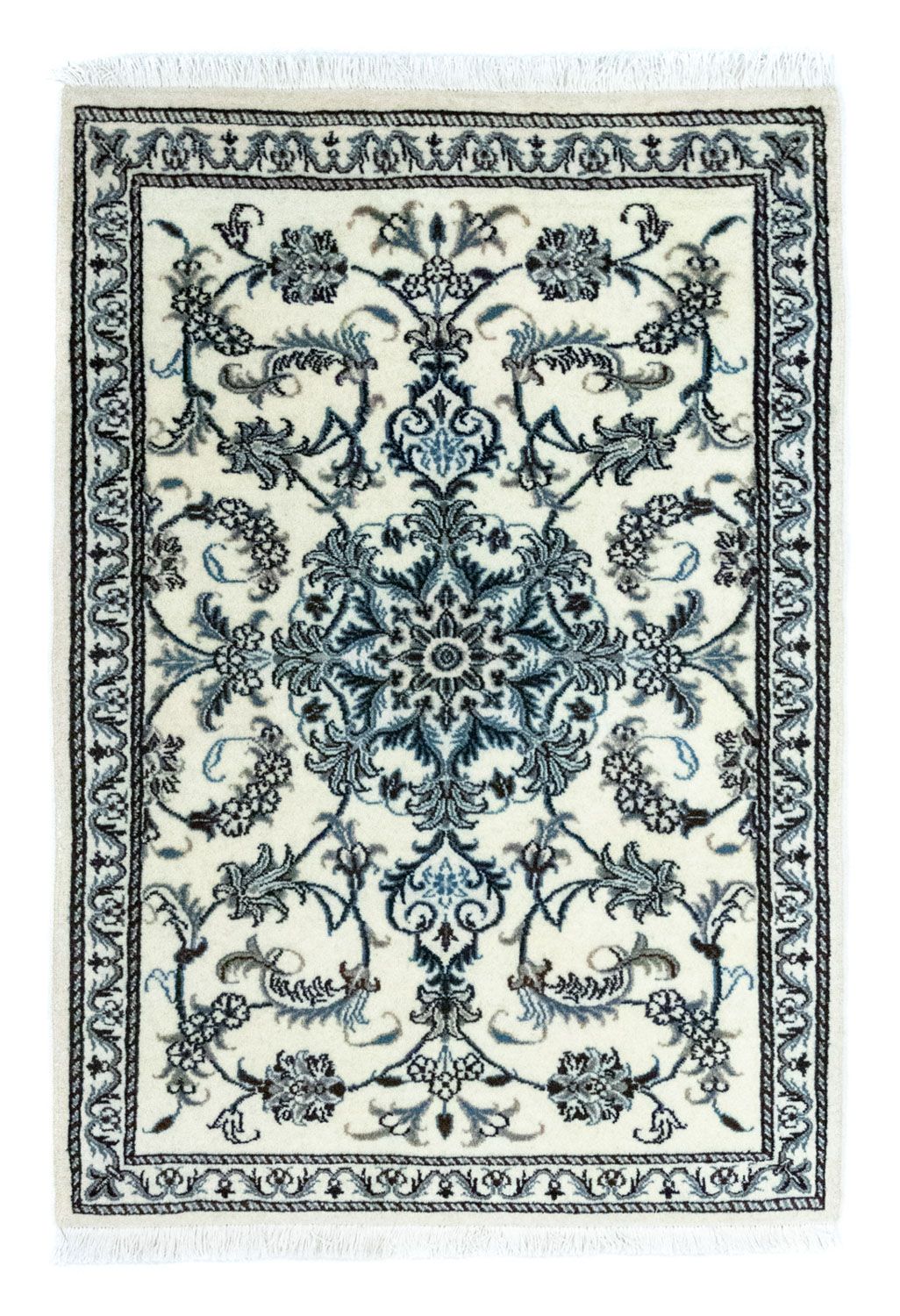 Tappeto Persero - Nain - 130 x 90 cm - bianco naturale