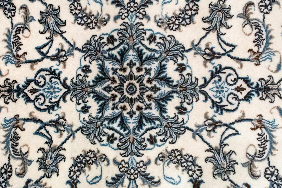 Tappeto Persero - Nain - 130 x 90 cm - bianco naturale