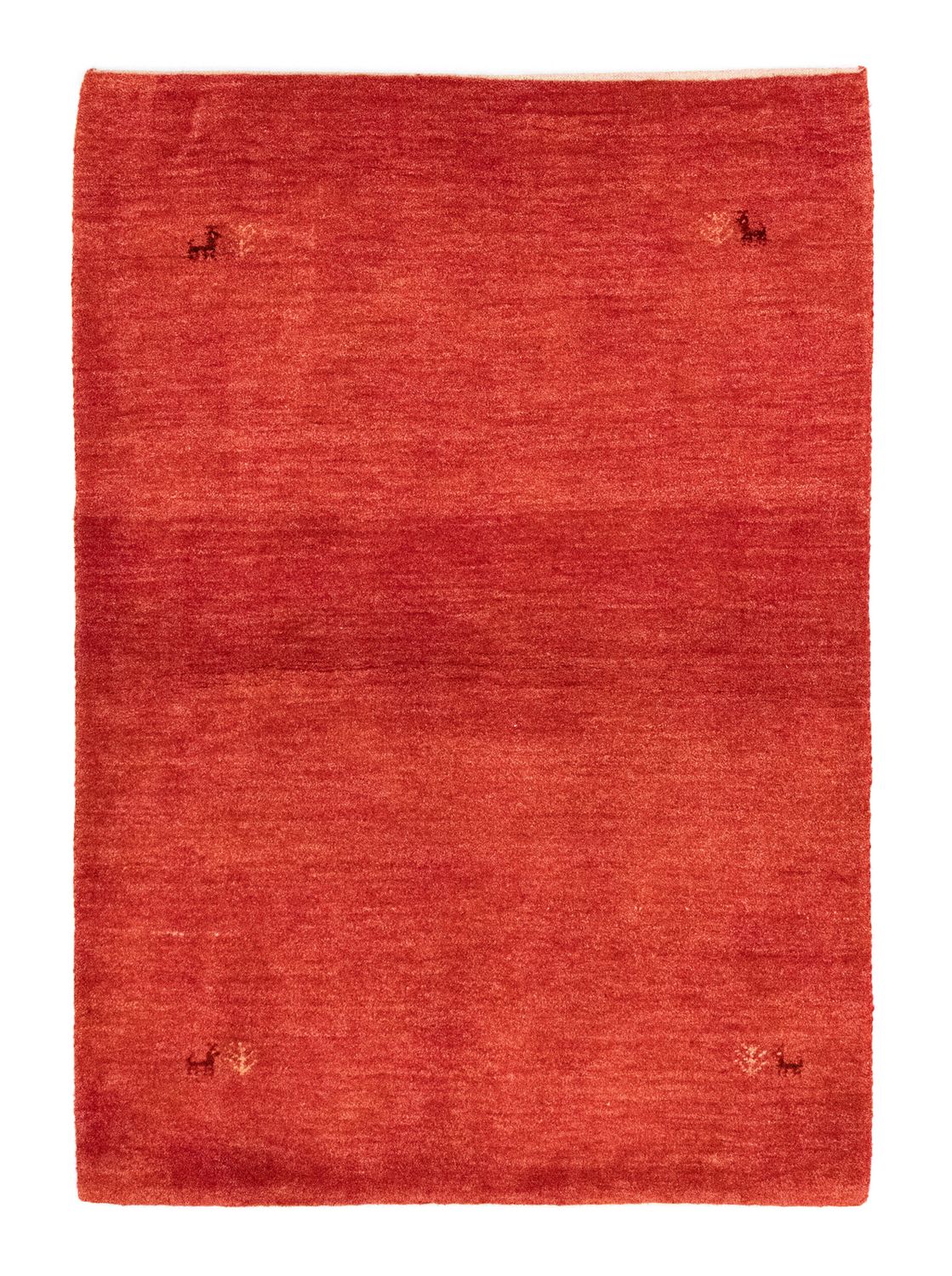 Tappeto Gabbeh - Persero - 143 x 100 cm - arancione