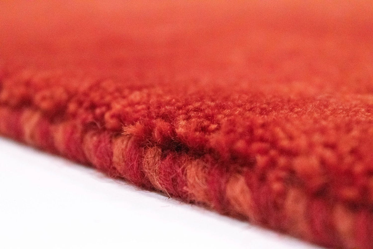 Tappeto Gabbeh - Persero - 143 x 100 cm - arancione