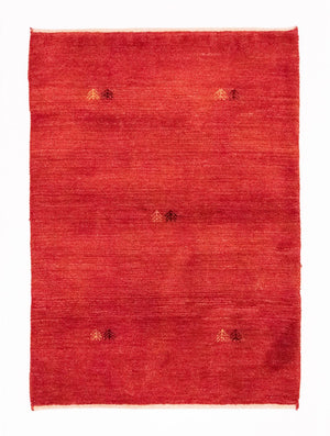 Tappeto Gabbeh - Persero - 140 x 100 cm - rosso