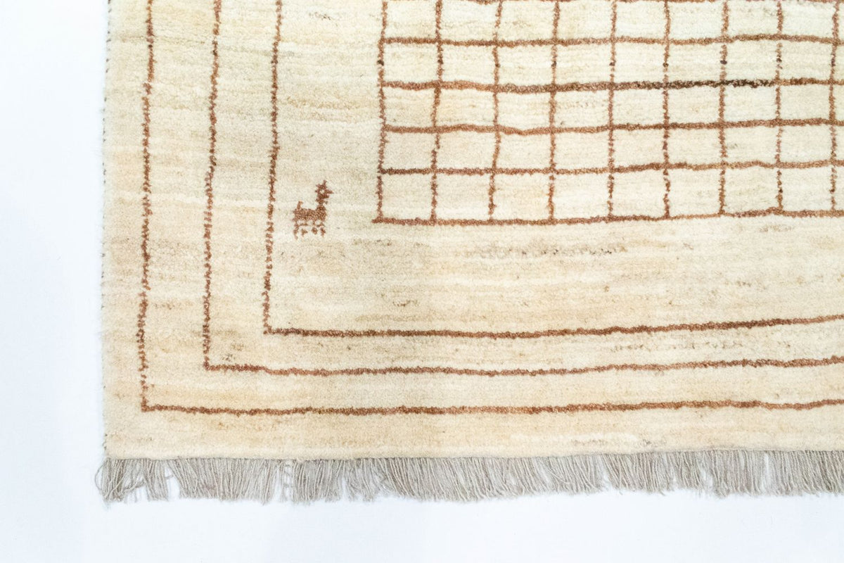 Tappeto Gabbeh - Persero - 145 x 100 cm - beige