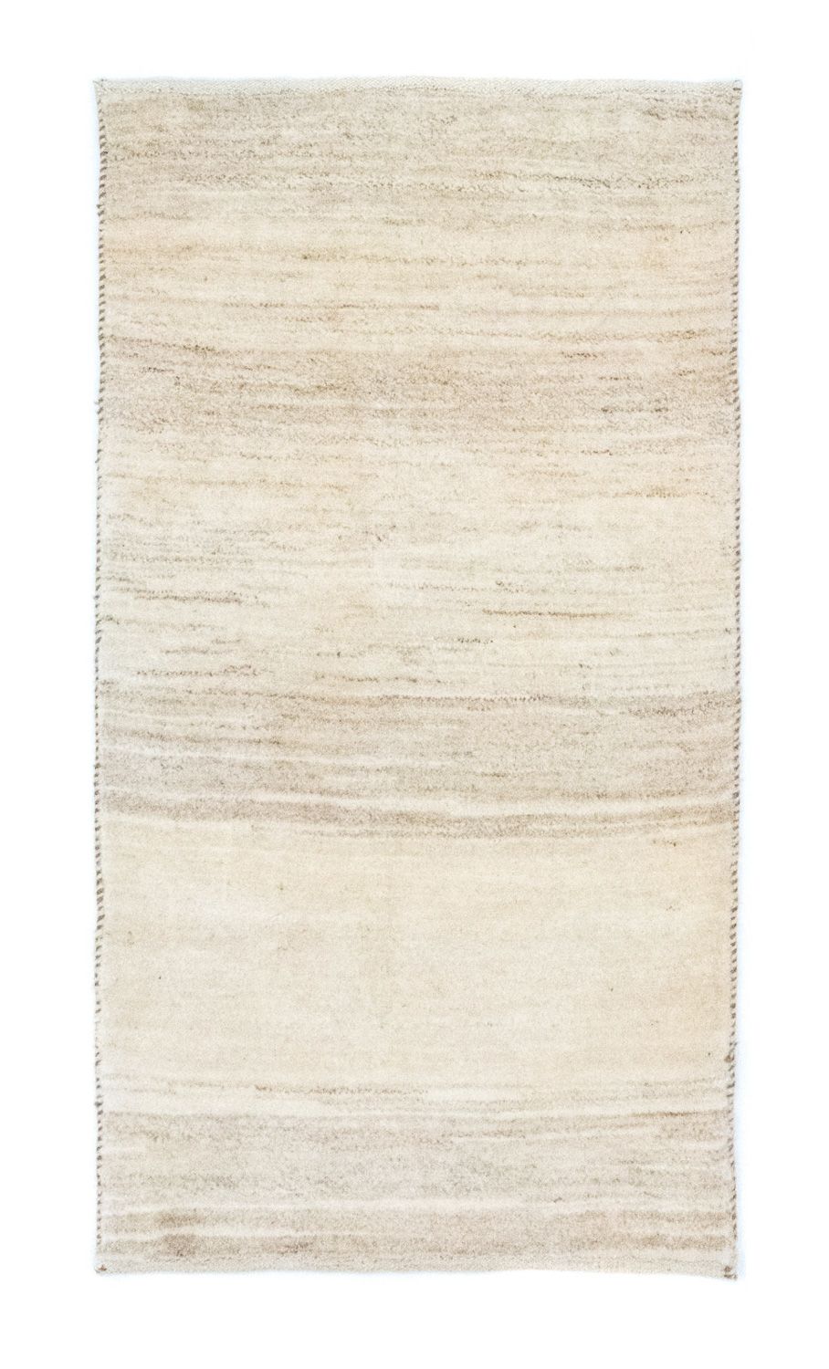 Tappeto Gabbeh - Persero - 135 x 73 cm - bianco naturale