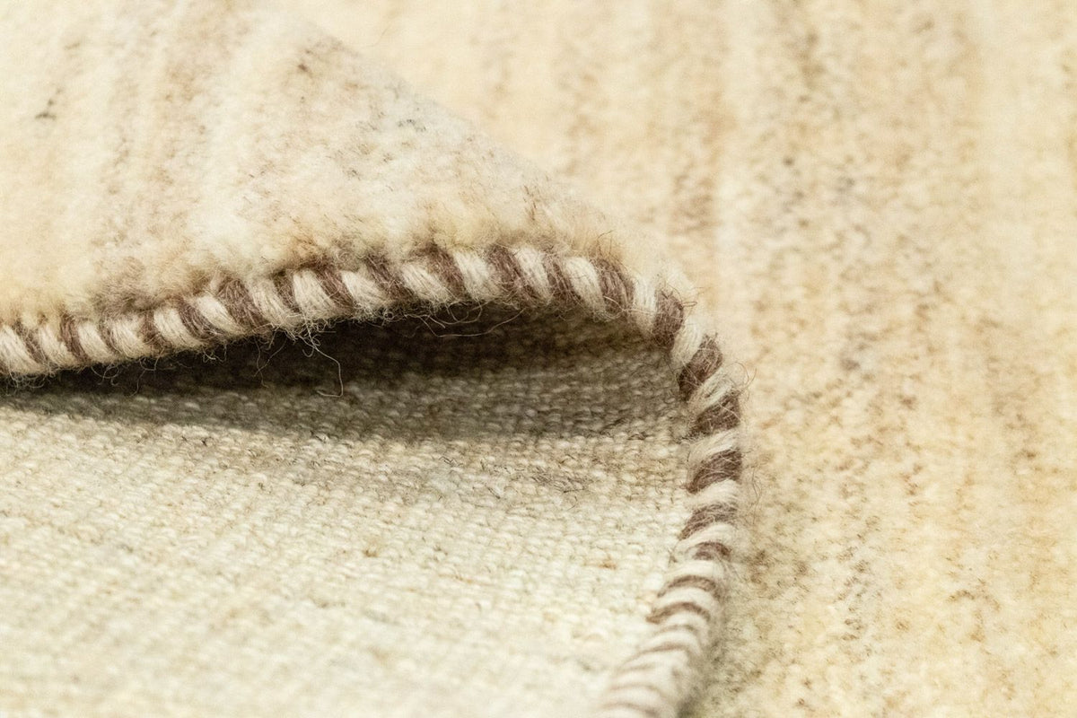 Tappeto Gabbeh - Persero - 135 x 73 cm - bianco naturale