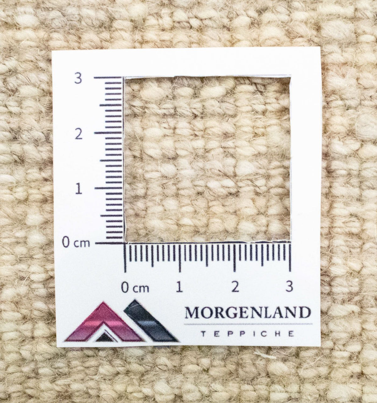 Tappeto Gabbeh - Persero - 135 x 73 cm - bianco naturale