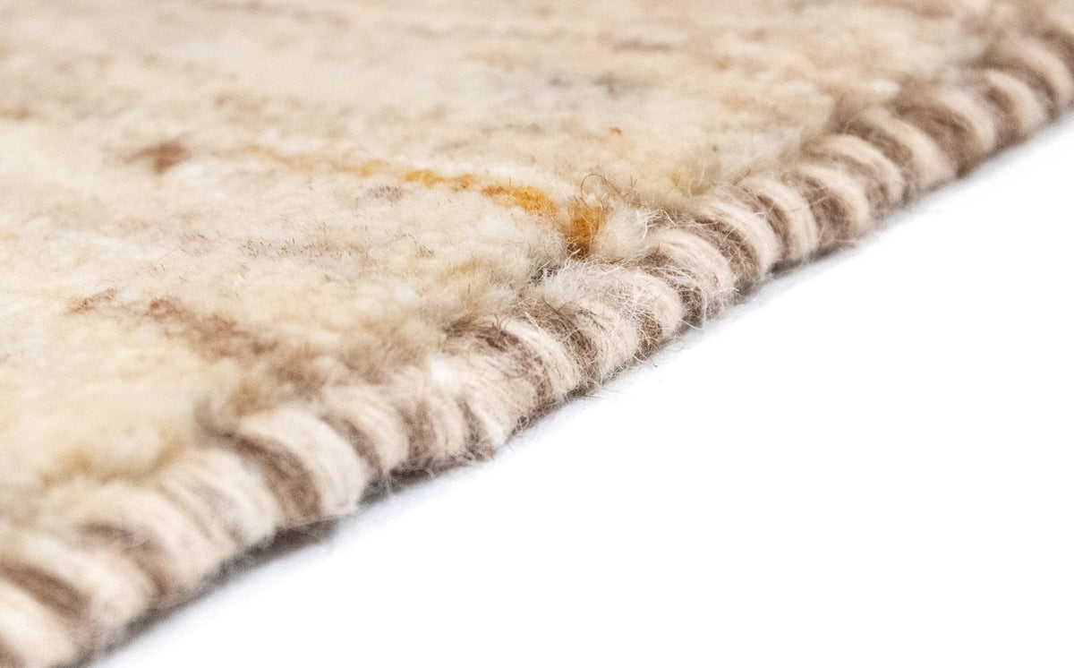 Tappeto Gabbeh - Persero - 132 x 83 cm - bianco naturale