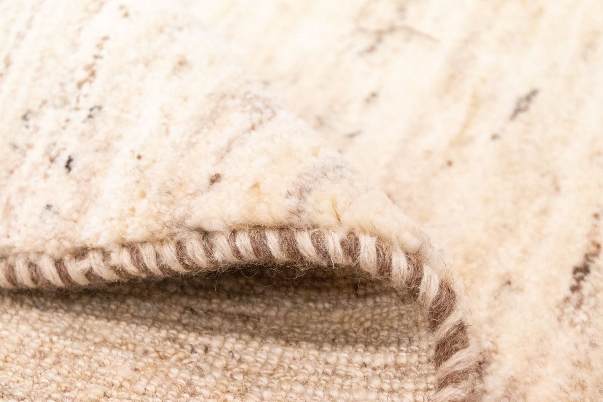 Tappeto Gabbeh - Persero - 132 x 83 cm - bianco naturale