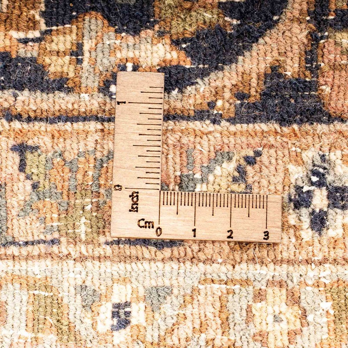 Tappeto orientale - Keshan - Indo - 243 x 172 cm - beige