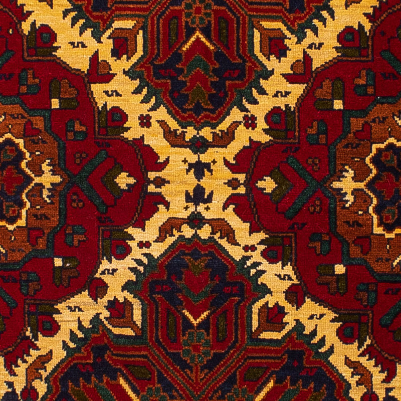 Tappeto afgano - 145 x 93 cm - rosso scuro