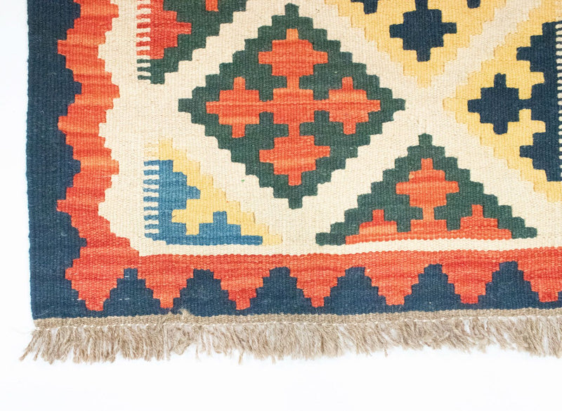 Tappeto corsia Tappeto Kelim - Orientale - 203 x 65 cm - beige