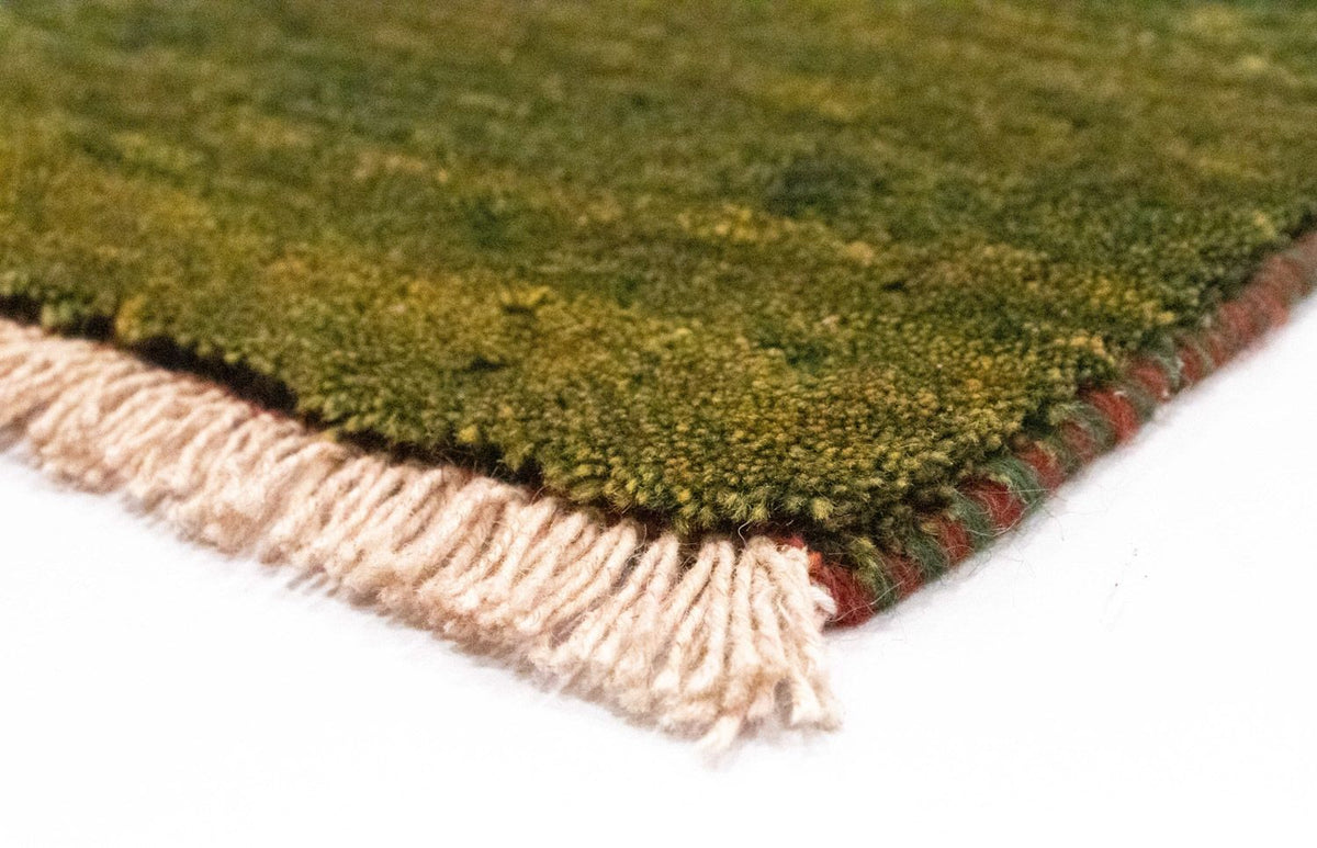 Tappeto corsia Tappeto Gabbeh - Persero - 205 x 66 cm - verde