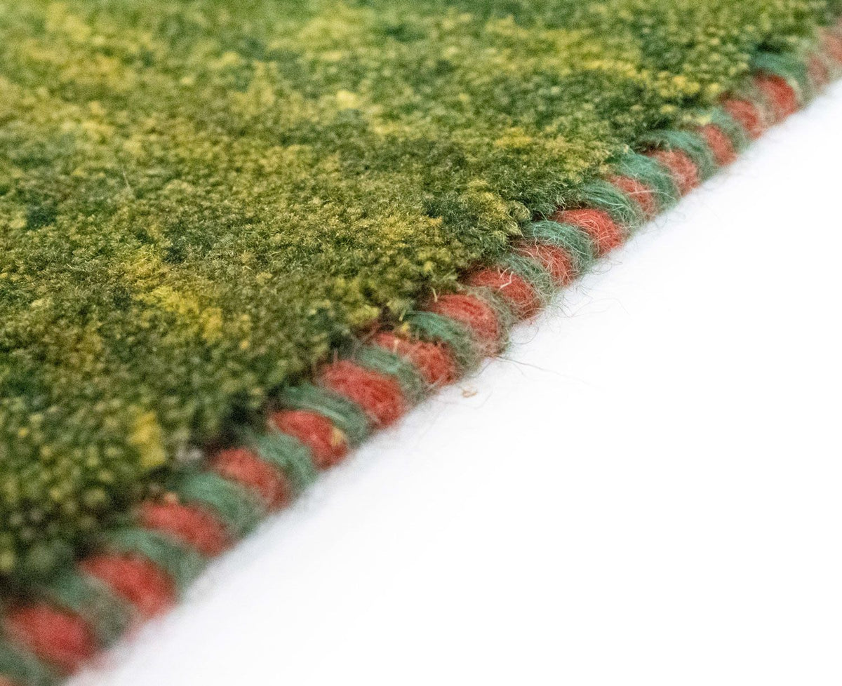 Tappeto corsia Tappeto Gabbeh - Persero - 205 x 66 cm - verde