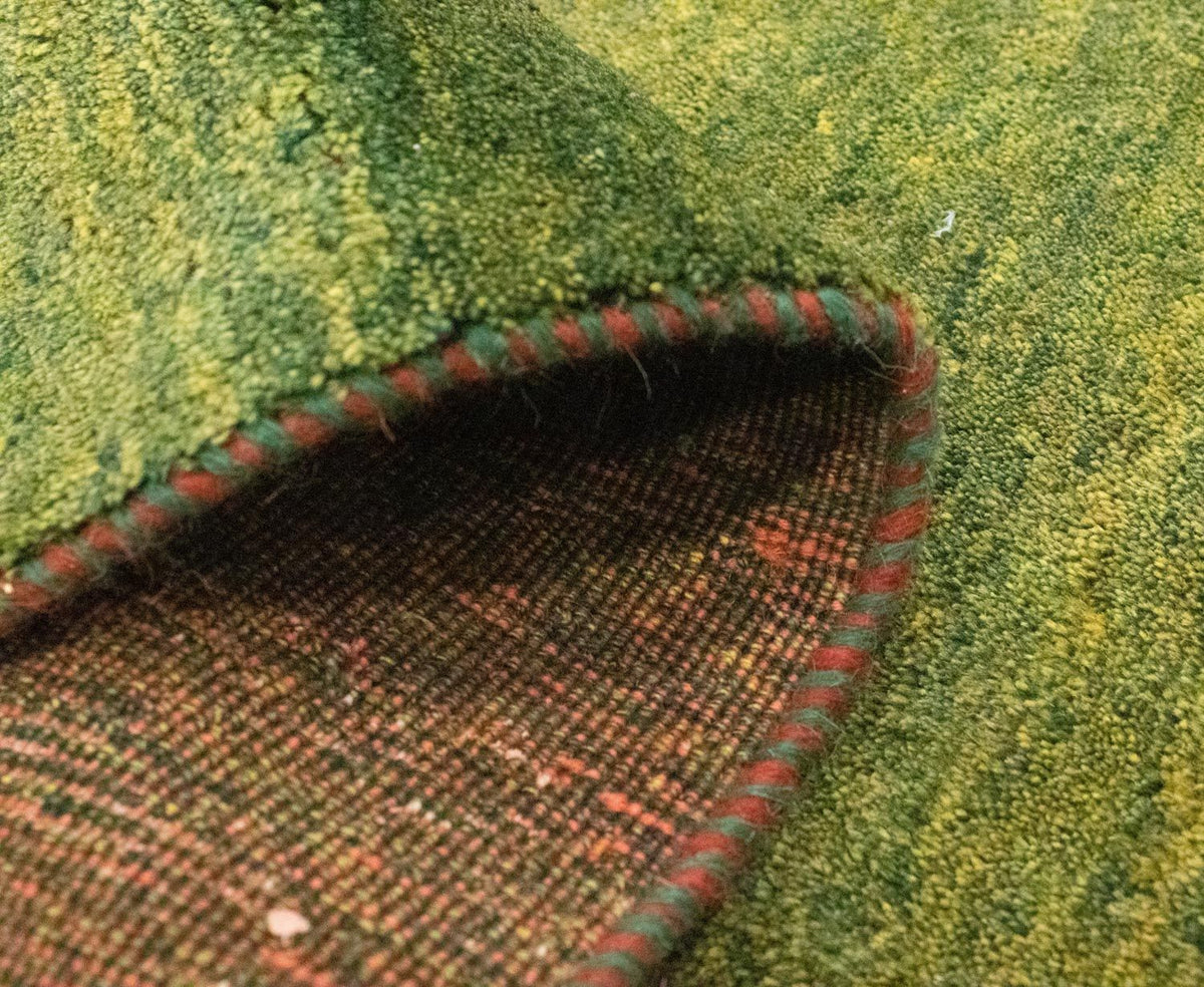 Tappeto corsia Tappeto Gabbeh - Persero - 205 x 66 cm - verde