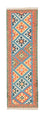 Tappeto corsia Tappeto Kelim - Orientale - 203 x 64 cm - arancione