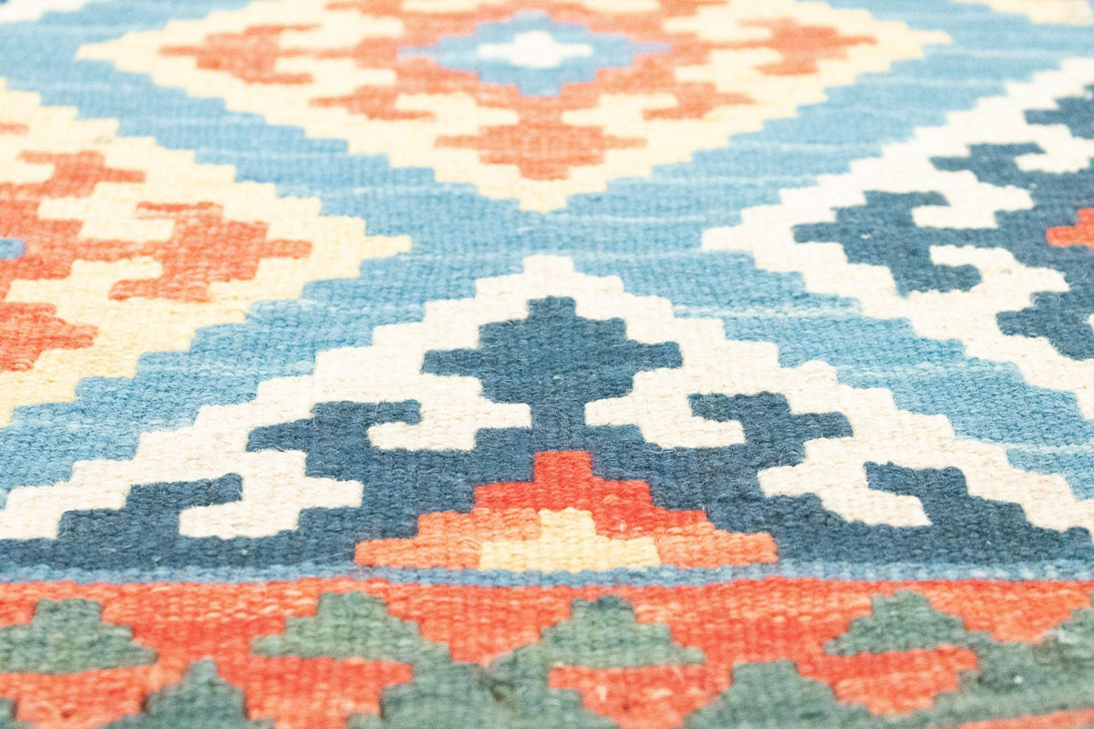 Tappeto corsia Tappeto Kelim - Orientale - 203 x 64 cm - arancione