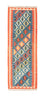 Tappeto corsia Tappeto Kelim - Orientale - 198 x 64 cm - blu