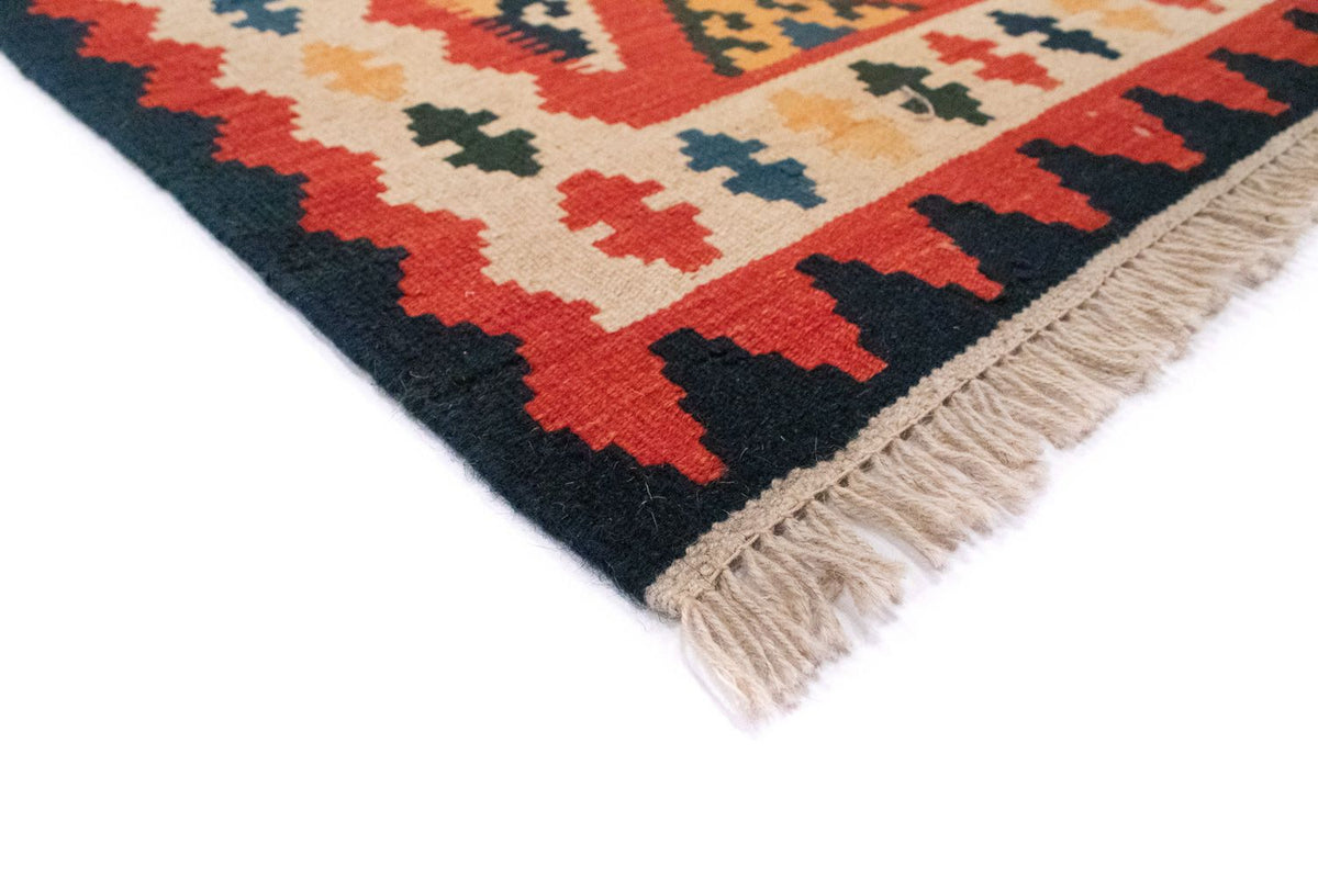 Tappeto corsia Tappeto Kelim - Orientale - 200 x 63 cm - arancione