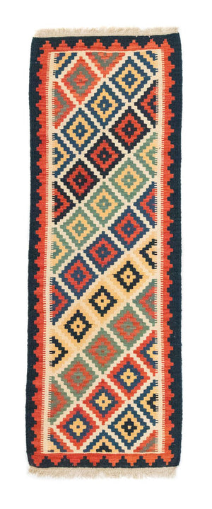 Tappeto corsia Tappeto Kelim - Orientale - 182 x 62 cm - beige